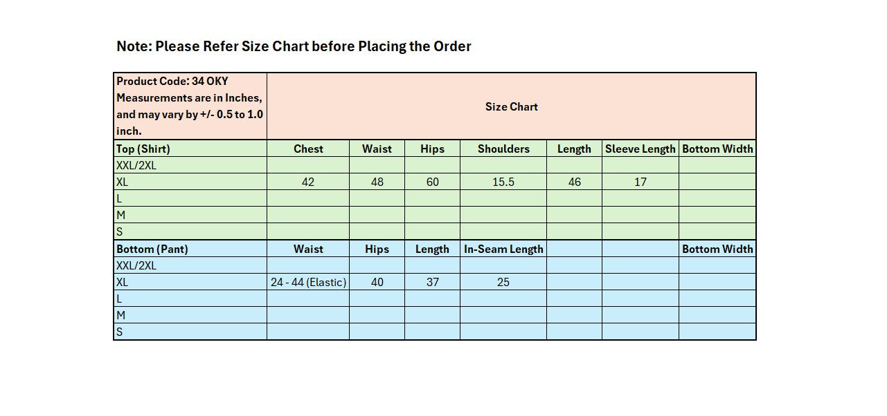 Pure Cotton Printed A-line 3 Piece Suit - Mustard